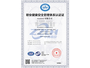ISO45001职业健康安全管理体系